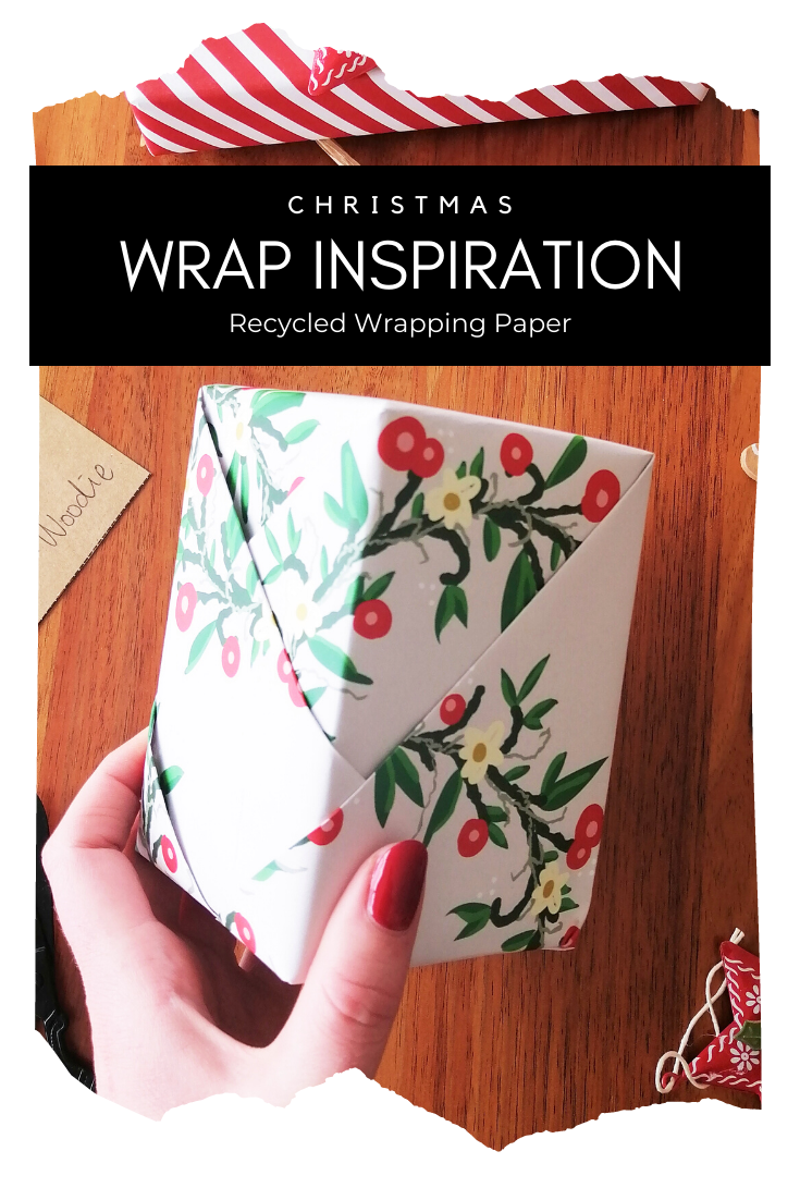 Try this cross-over gift wrapping technique