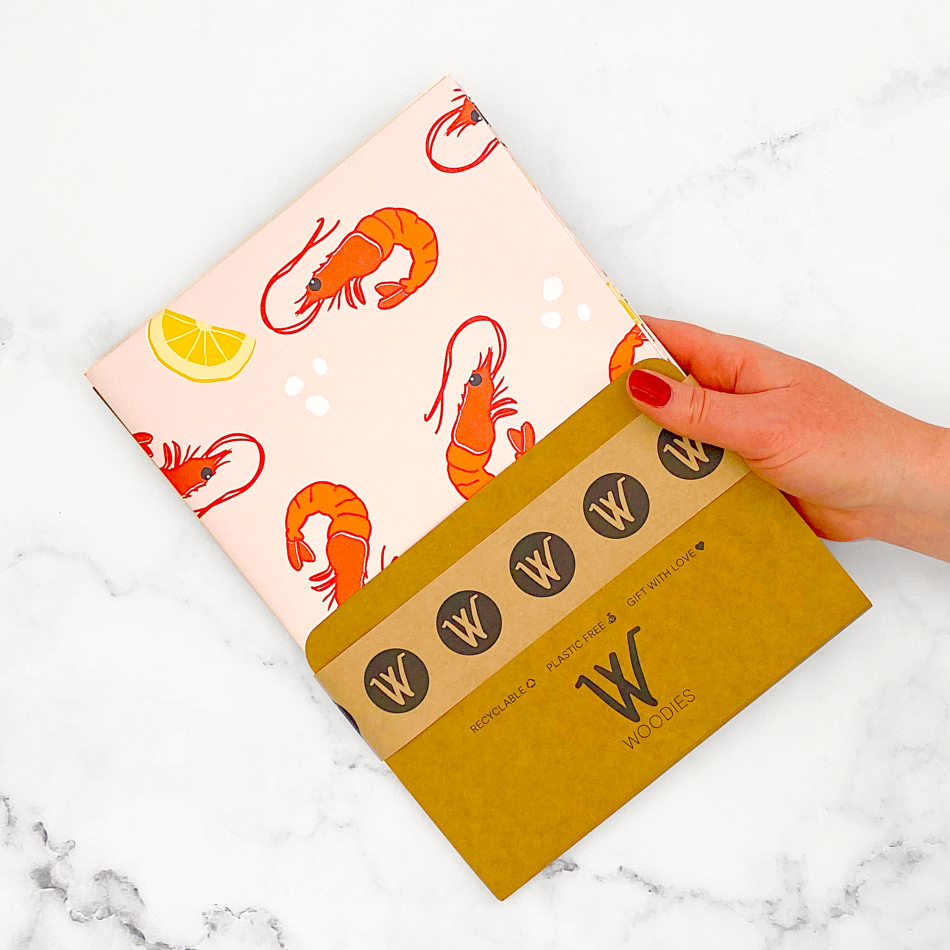 Prawn Brunch - Recycled Wrapping Paper